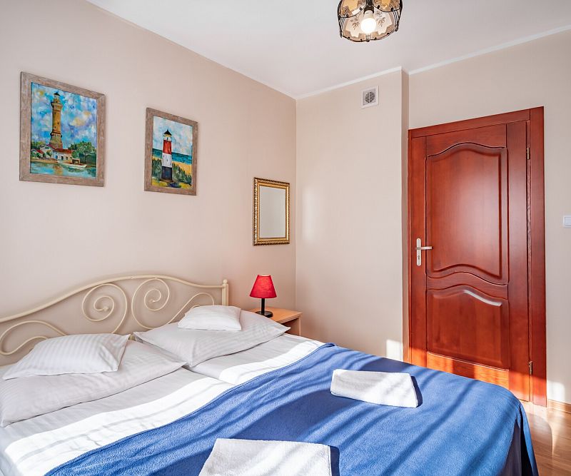 2 pokoje dwuosobowe dla rodziny lub par z osobną łazienką