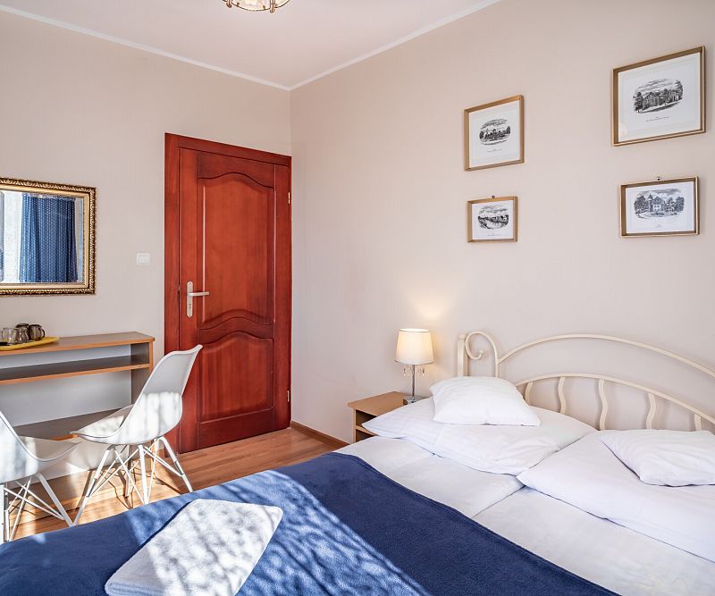 2 pokoje dwuosobowe dla rodziny lub par z osobną łazienką